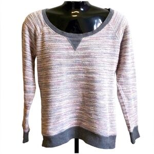 Maurices Striped Crewneck Knit Sweater, Size M